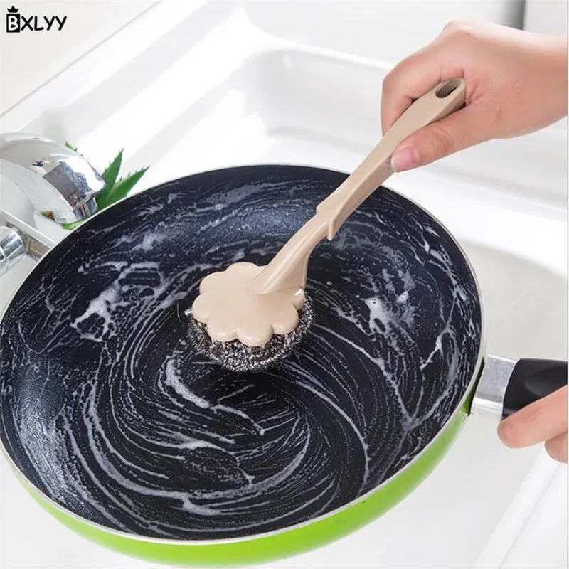 BXLYY цветная ручка подвесная кухонная проволочная щетка кухонные приспособления