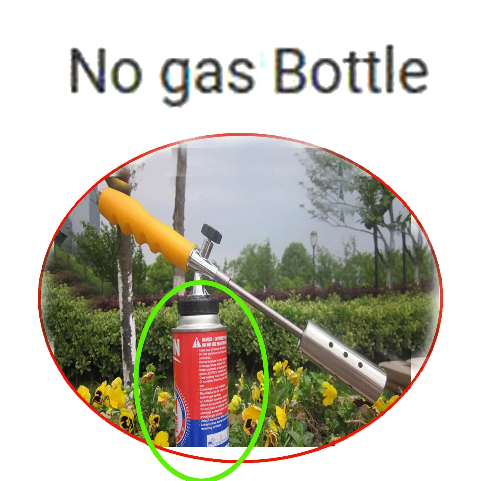 Газовая горелка для удаления сорняков газовая сада Бутановая фонарь лка