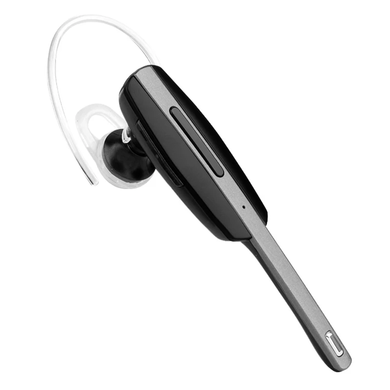 Черный Бизнес беспроводной Bluetooth наушники стерео ручной звонок микрофон