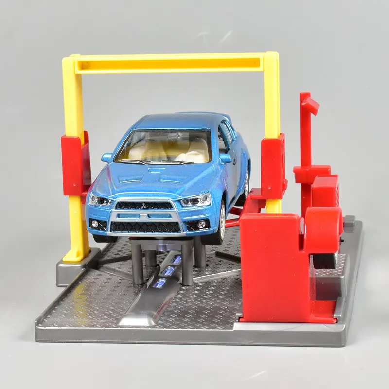 

1:32 Kid's Car Repair Parking Kits Toy Educational Toys For Children Car Tracks Maintenance Model For Boys DIY Car Scene Block