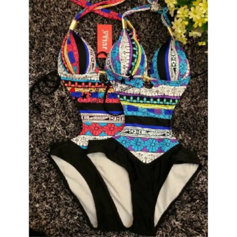 

Hot Women Girl Lady Swimwear One-Piece Costume Bandage Backless Padded Swimsuit Monokini Beach Summer Bathing Suit Bikini Set
