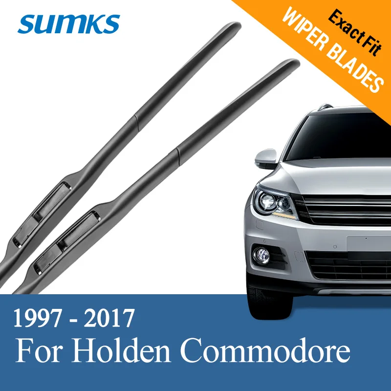 

SUMKS Wiper Blades for Holden Commodore VT VX VY VZ VE VF Fit Hook / Pinch Tab Arms From 1997 to 2017