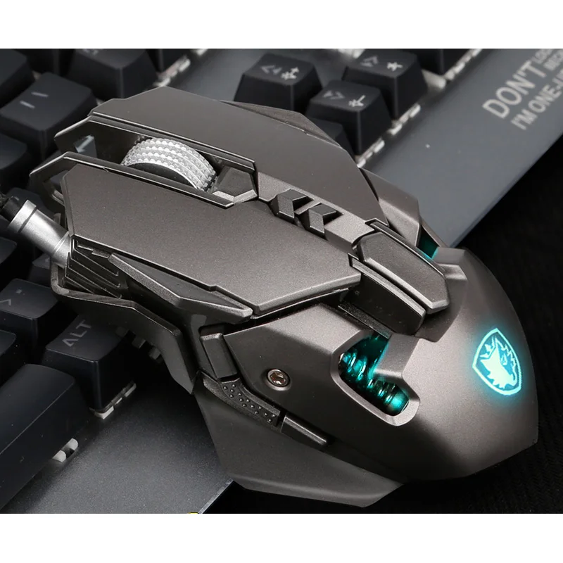 Pro FPS игровая мышь USB Проводная макро программируемая подсветка с подсветкой