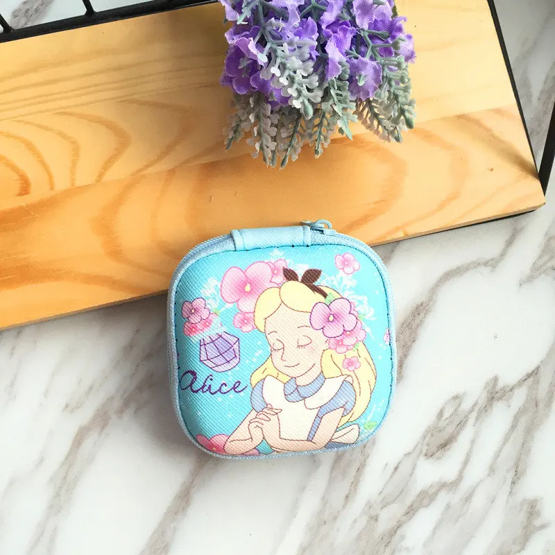 Disney дети мультфильм монета ПУ кошелек Микки Мышь Прекрасный монет девочка мальчик подарок Сумочка для хранения ключ гарнитура сумка kid коробка пакет - Цвет: Темно-серый