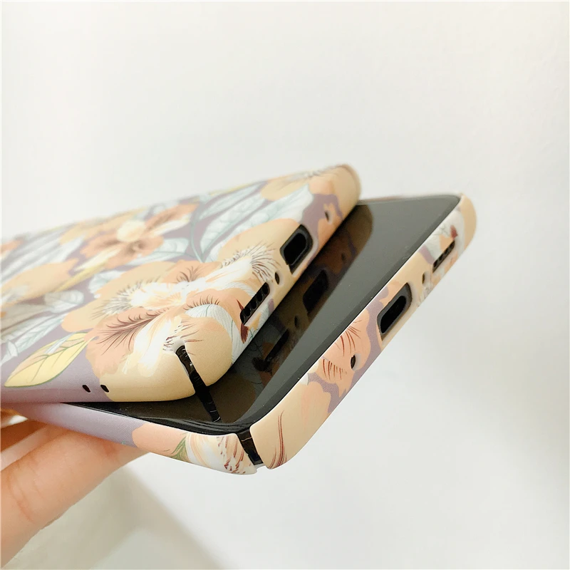 Kexin Vintage Gardenia Flower Phone Case For Huawei P30 P20 Mate20 Pro Matte Hard Floral Nova 4 Honor 9 10 | Мобильные телефоны и