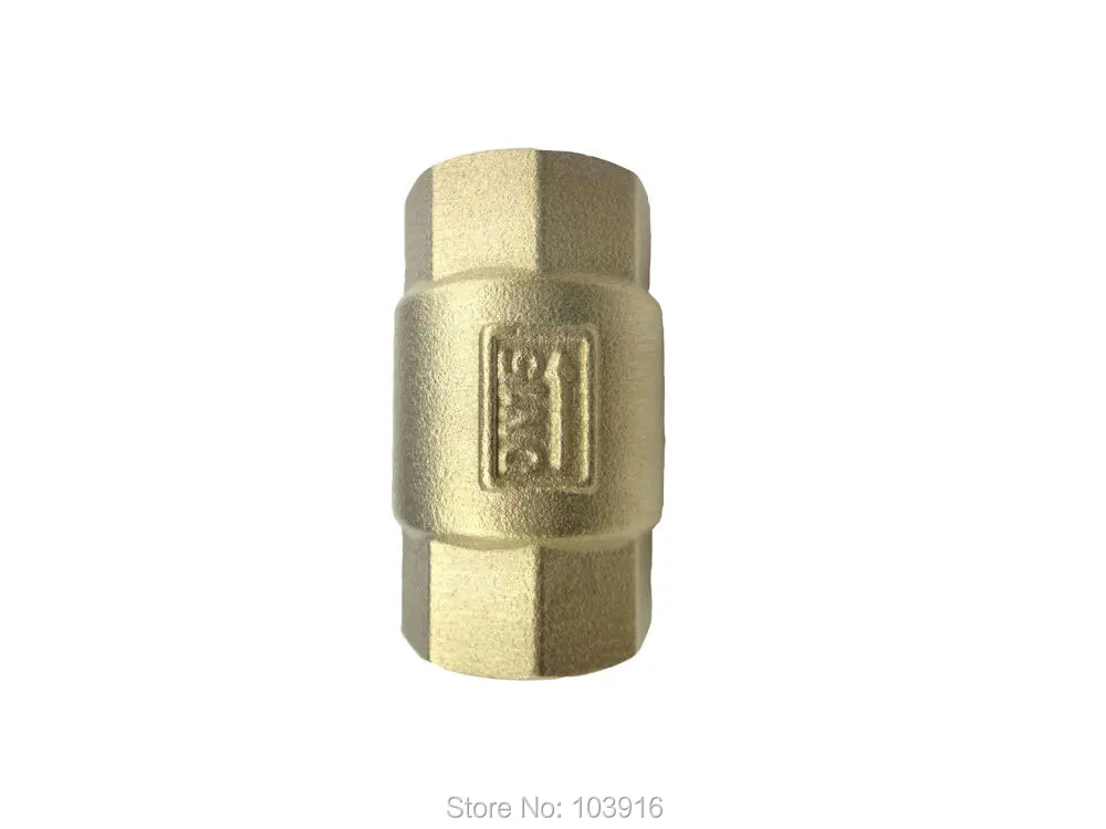 Бесплатная доставка DN15 1/2 &quotлатунный обратный клапан вертикальный для воды