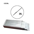 50 шт.кор. одноразовые стерильные 316 Нержавеющаясталь круглый вкладыш иглы татуировки для Стандартный Ротари Машина татуировки  ручки 1003RL