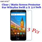 3 шт.лот для Wileyfox Swift 2X 2X5,2 дюйма, Новая прозрачнаяАнтибликовая матовая защитная пленка HD для переднего экрана, защитная пленка