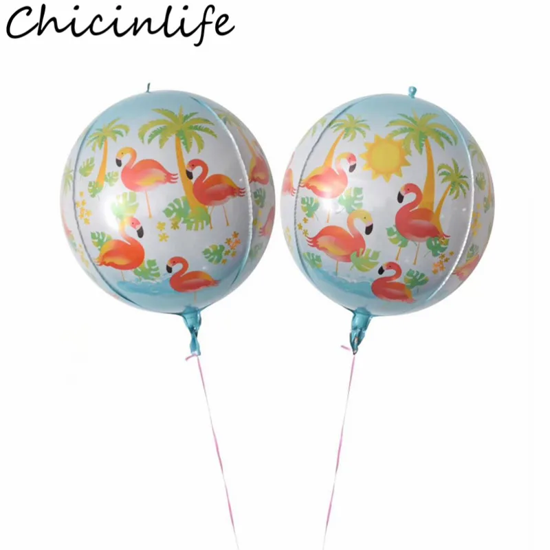 Chicinlife 1 шт. 24 дюйма 4D Единорог Фламинго воздушный шар для дня рождения Декор
