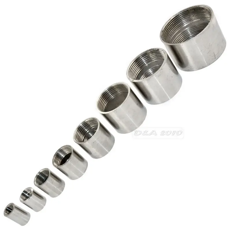 

MEGAIRON Brand New High Quality 1" Female x Female Threaded Pipe Fitting Stainless Steel SS304 BSP NEW