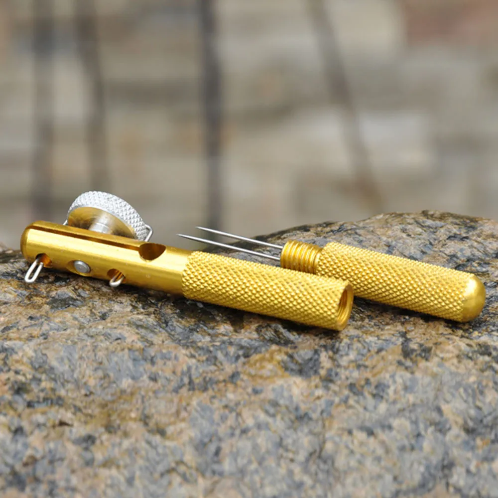 Алюминий сплав лески узел-привязка инструмента с перекрестной шнуровкой крюк