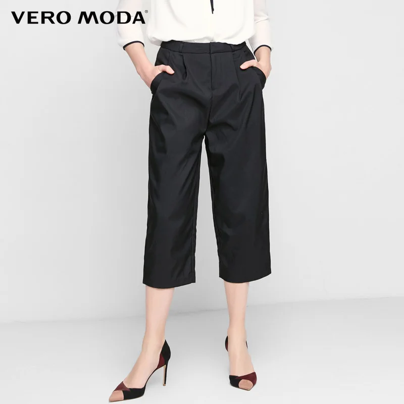 VEROMODA Марка 2018 Новинка женские штаны полиэстер 100% плиссированный дизайн в талии