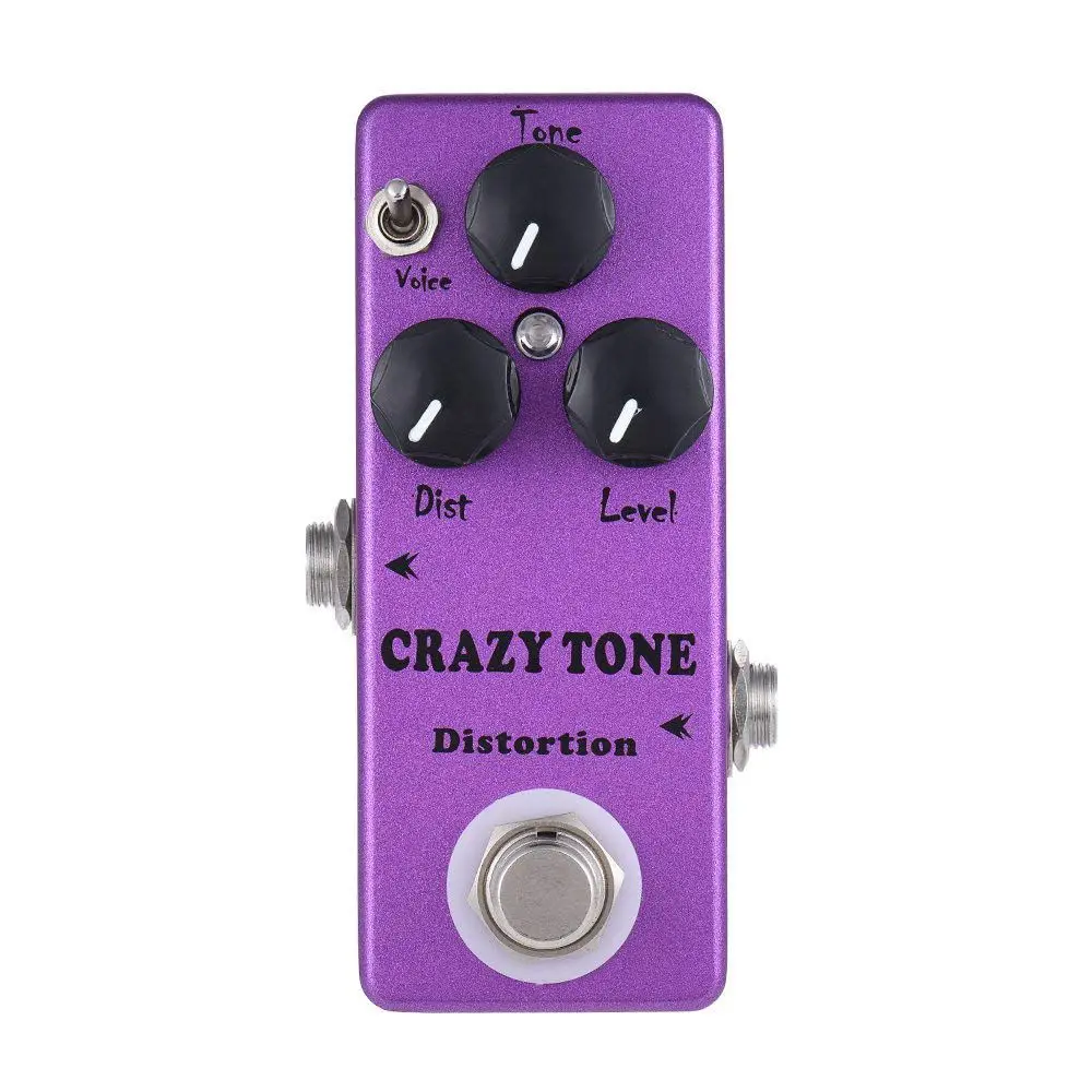 HLBY MOSKY MP 50 CRAZY TONE RIOT Distortion мини гитара с одним вырезом педаль эффектов True Bypass|Детали