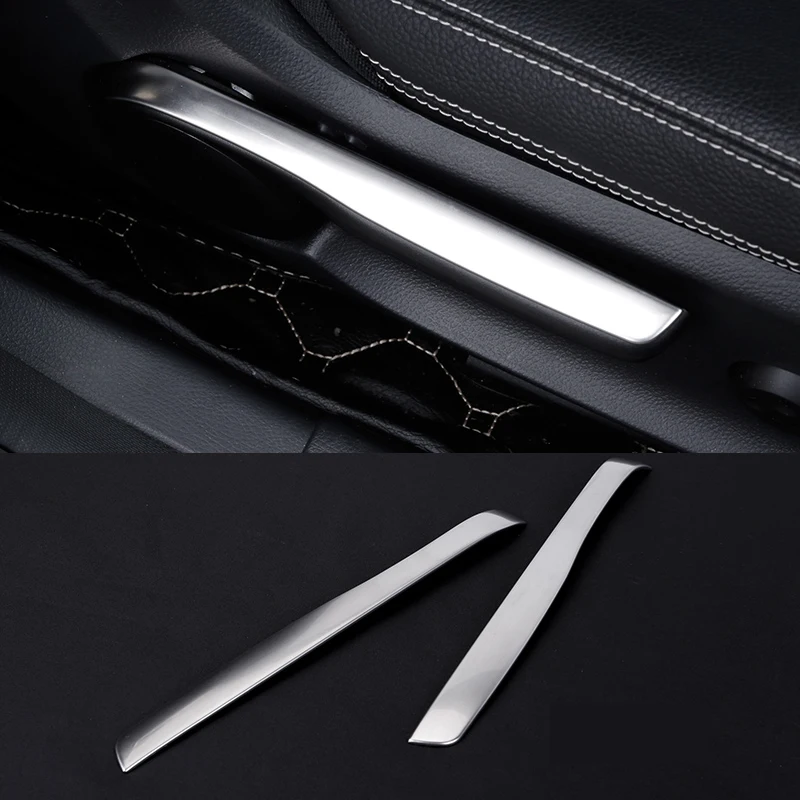 Car-styling Seat adjustment Sequins Accessories for Mercedes Benz A B Class CLA GLA W176 W246 C117 cover trim strips Sticker