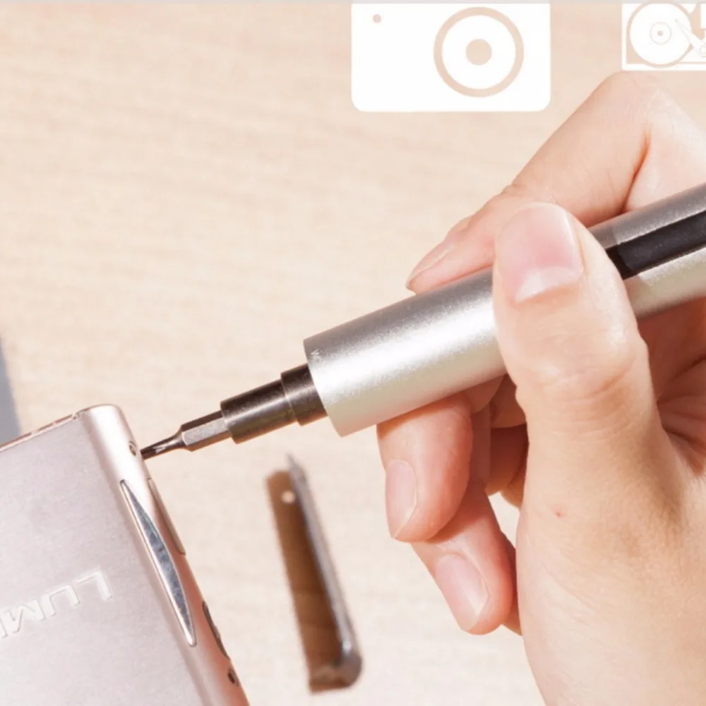 Электрическая мини отвертка Xiaomi Wowstick 1P + 0 3 Н. М алюминиевый корпус 18 бит