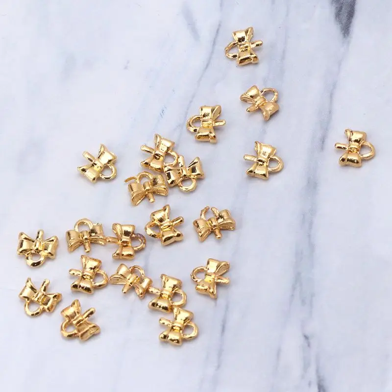 20 штук в партии бантом Форма обруч глаз винты штыря биссерных колпачков смола для