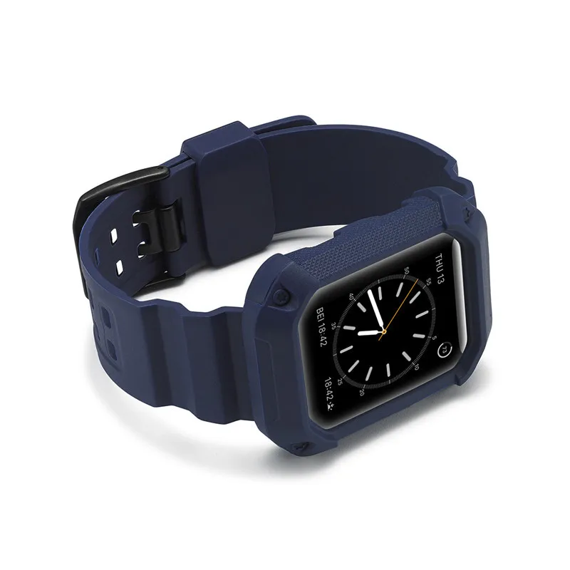 Силиконовый ремешок для apple watch 42 мм/38 мм iwatch series 3/2/1 браслет наручный ремень