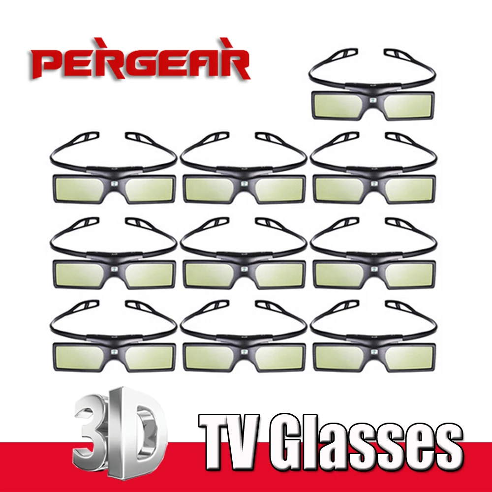 10 шт./лот Bluetooth 3D очки с активным затвором Виртуальная реальность ТВ для Samsung Sony LG TV