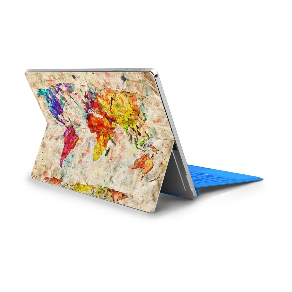 Карта серии украшения наклейки для ноутбука для microsoft Surface Pro 4 Pro 5 Pro 6 высокое качество чехол с рисунком виниловая наклейка наклейки