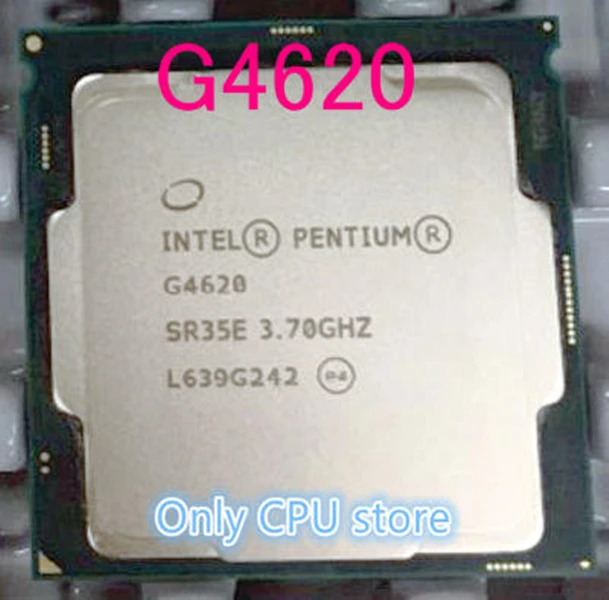 Бесплатная доставка процессор Intel Pentium G4620 CPU LGA 1151 land FC 14 нанометров двухъядерный
