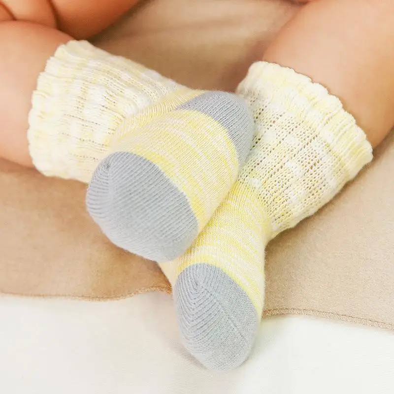 Носки для малышей Нескользящие нескользящие носки с нескользящей подошвой 3 пары
