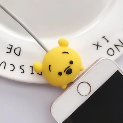 Style 13 1 шт. кабель протектор для iPhone кабель Зарядное устройство USB кабель намотка-держатель аксессуар органайзер милый животный кукла модель Забавный - Цвет: Style 13