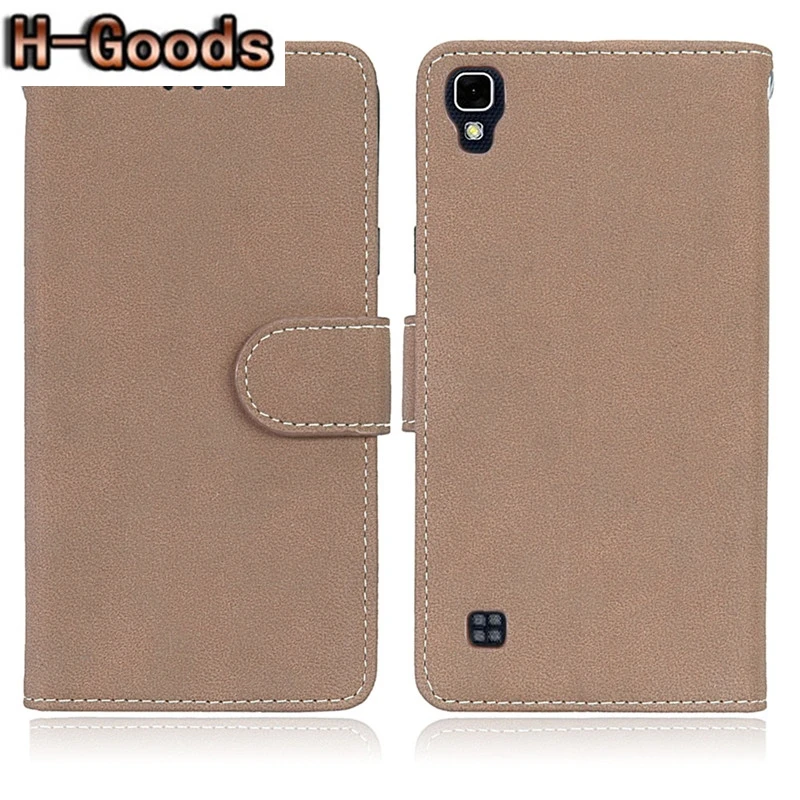 H-Goods Phone Case For LG X Style Luxury Retro Frosted Leather + Silicone Wallet Flip Cover Capa | Мобильные телефоны и