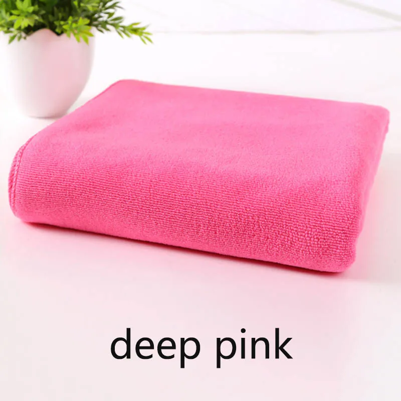 deep pink Ультрамягкое полотенце из микрофибры 25*25 см многофункциональное быстрое высыхание квадратное кухонное полотенце для мытья автомобиля кухонное полотенце для мытья - Цвет: deep pink