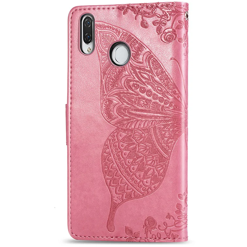 Кожаный чехол книжка для мобильного телефона Huawei Y3 2017 Y5 Y9 2018 роскошный кошелек Y6 Y7