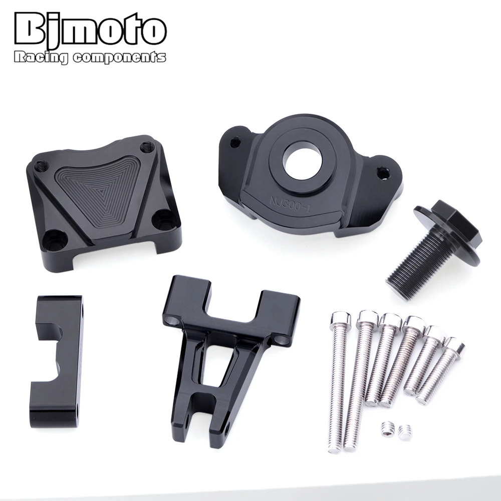 Bjmoto Ninja 250R 2008 2014 CNC мотоцикл рулевое Крепление амортизатора кронштейн комплект