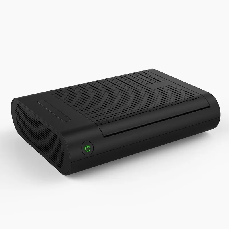 Air Purifier Black Автомобильный мини-очиститель воздуха с настоящим HEPA фильтром, автомобильный освежитель воздуха для удаления пыли, пыльцы, дыма и неприятных запахов, ионный очиститель воздуха для дома - Цвет: Air Purifier Black