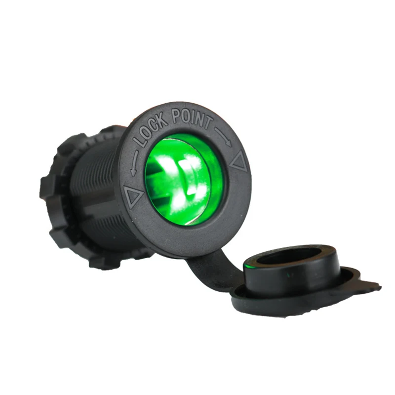 Green 12-24 В розетка для автомобильного прикуривателя USB зарядное устройство адаптер питания вилка водонепроницаемый для iphone X XR XS Max 7 8 6 6s plus смартфон - Тип штекера: Green