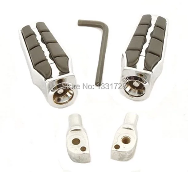 

Chrome Wing Foot Pegs Rests For 1997-2004 Suzuki Marauder 800 (Rear)