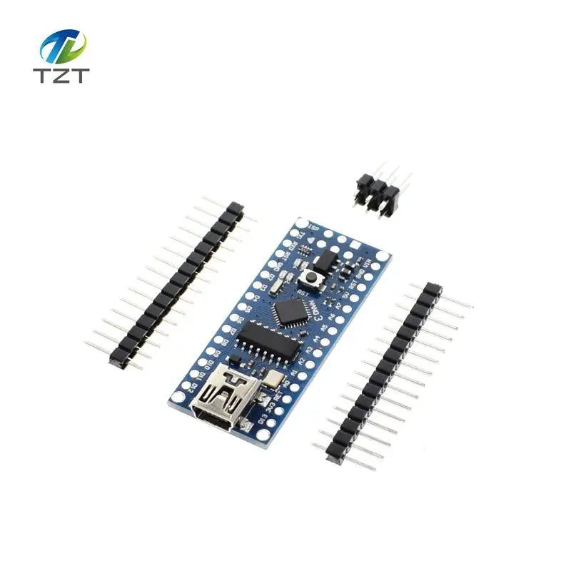 10 шт. NANO V3.0 ATMEGA328P с Загрузчиком Nano 3,0 контроллер совместимый nano CH340 USB драйвер 16 МГц с кабелем для Arduino - Цвет: ATMEGA328P-MCU