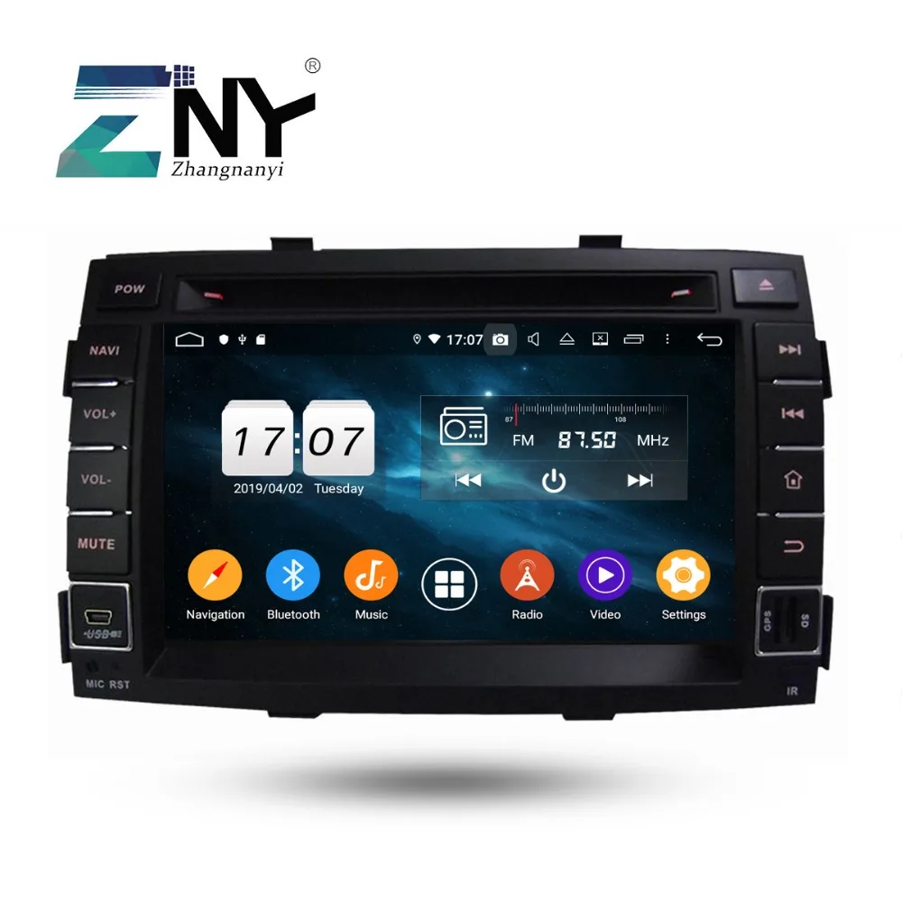 7 &quotHD Android 9 0 автомобильный DVD для Kia Sorento 2009 2010 2011 2012 Авто Радио FM стерео WiFi DSP