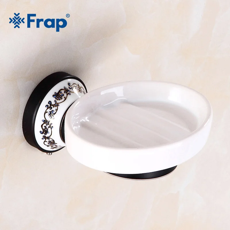 Черные мыльницы FRAP античный держатель для мыла полка ванной латунные диспенсеры