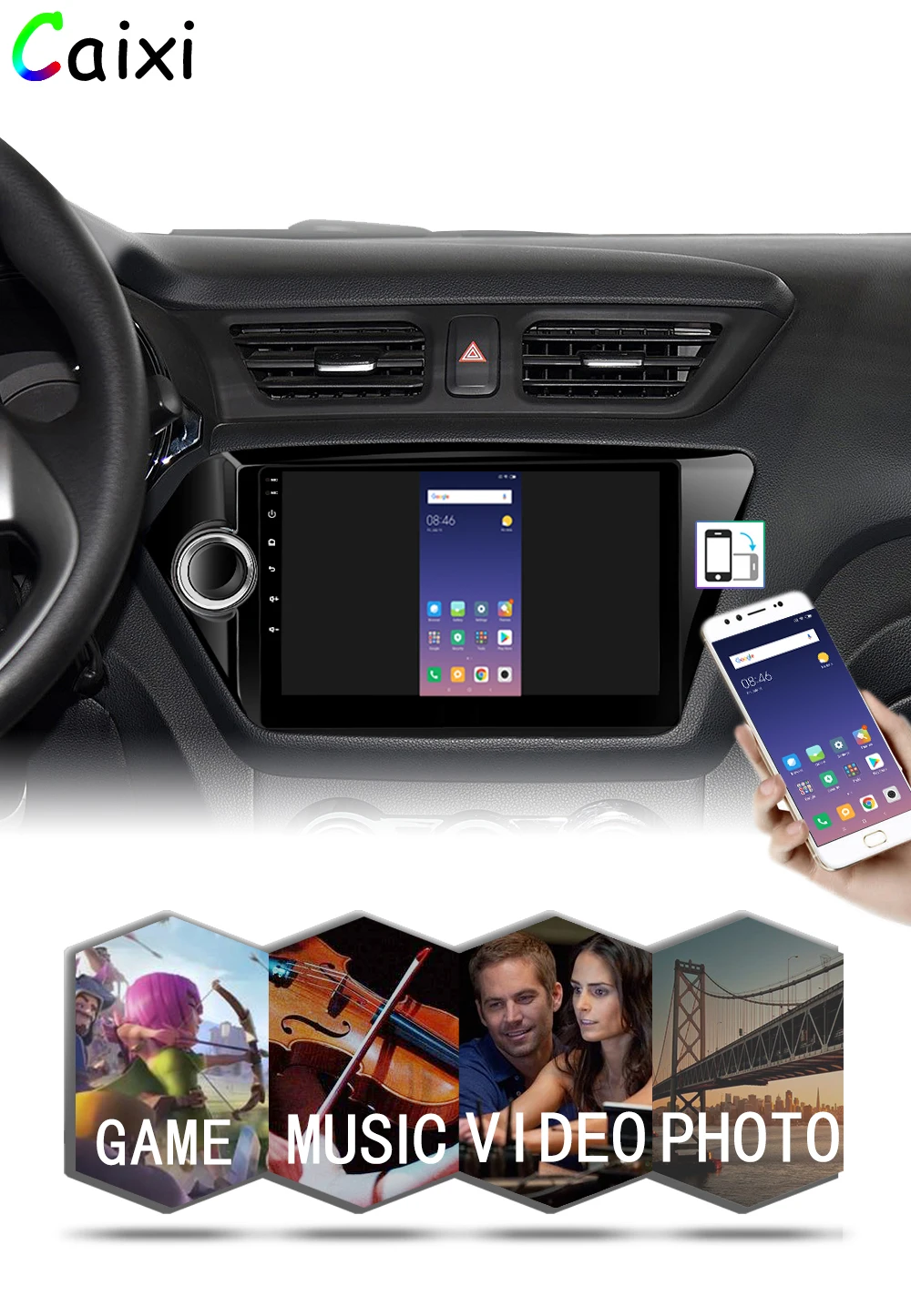 9 ''Android 8,1 2din автомобильный радио мультимедиа плеер для Kia RIO 3 4 2010 2011 2012 2013 gps навигации автомобиля dvd