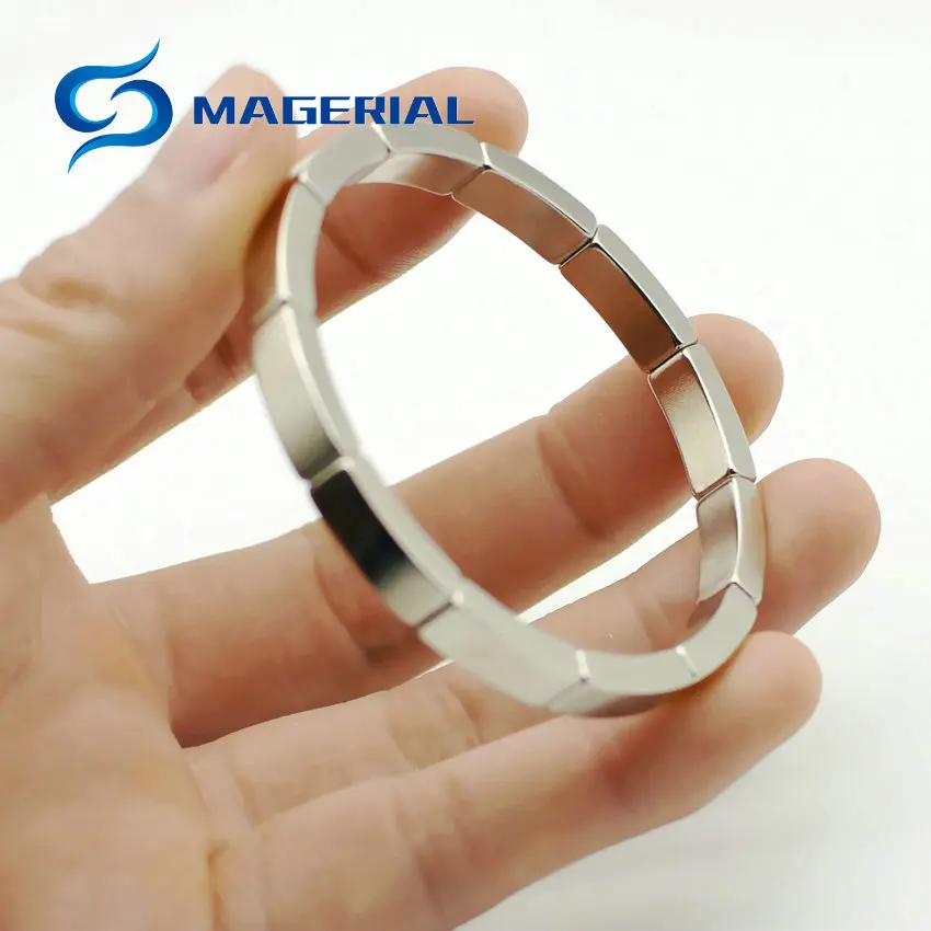 48 шт. NdFeB магнит дуга OD 63.88x55.88x30degx6mm диаметр 64 мм N45H двигатель для генераторов