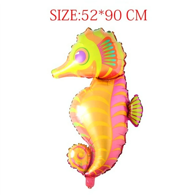 6 шт. Морской Мир животных воздушные шары в виде рыбы фольги Акула Осьминог День