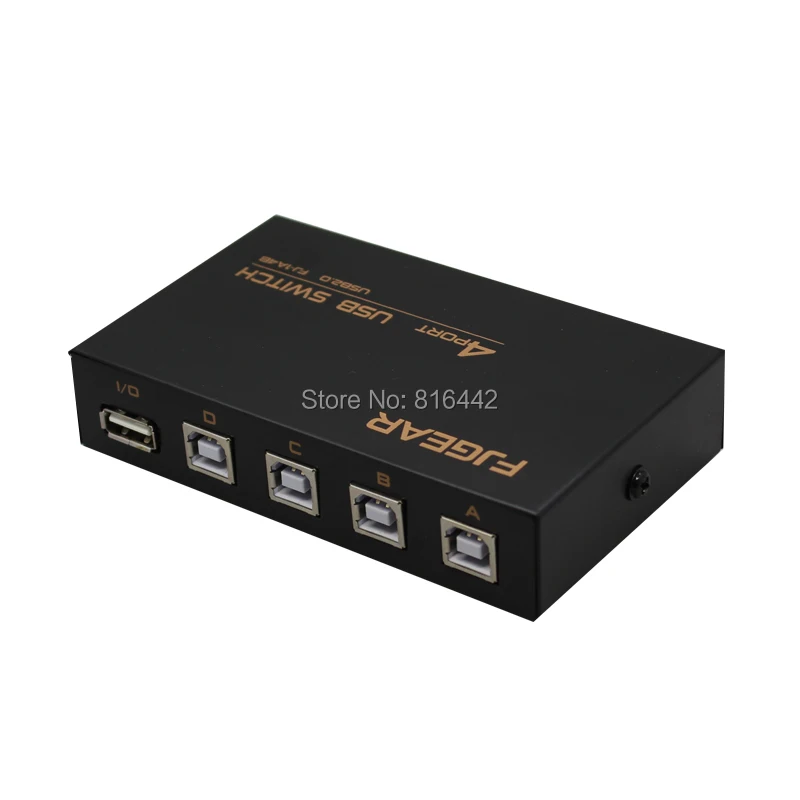 Usb переключатель с 4 портами usb концентратор для ПК сканера принтера порта