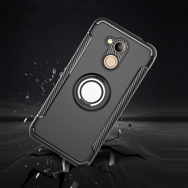 Гибридный чехол MAKAVO для Huawei Honor 6C Pro 5 2 дюйма Автомобильный магнитный держатель