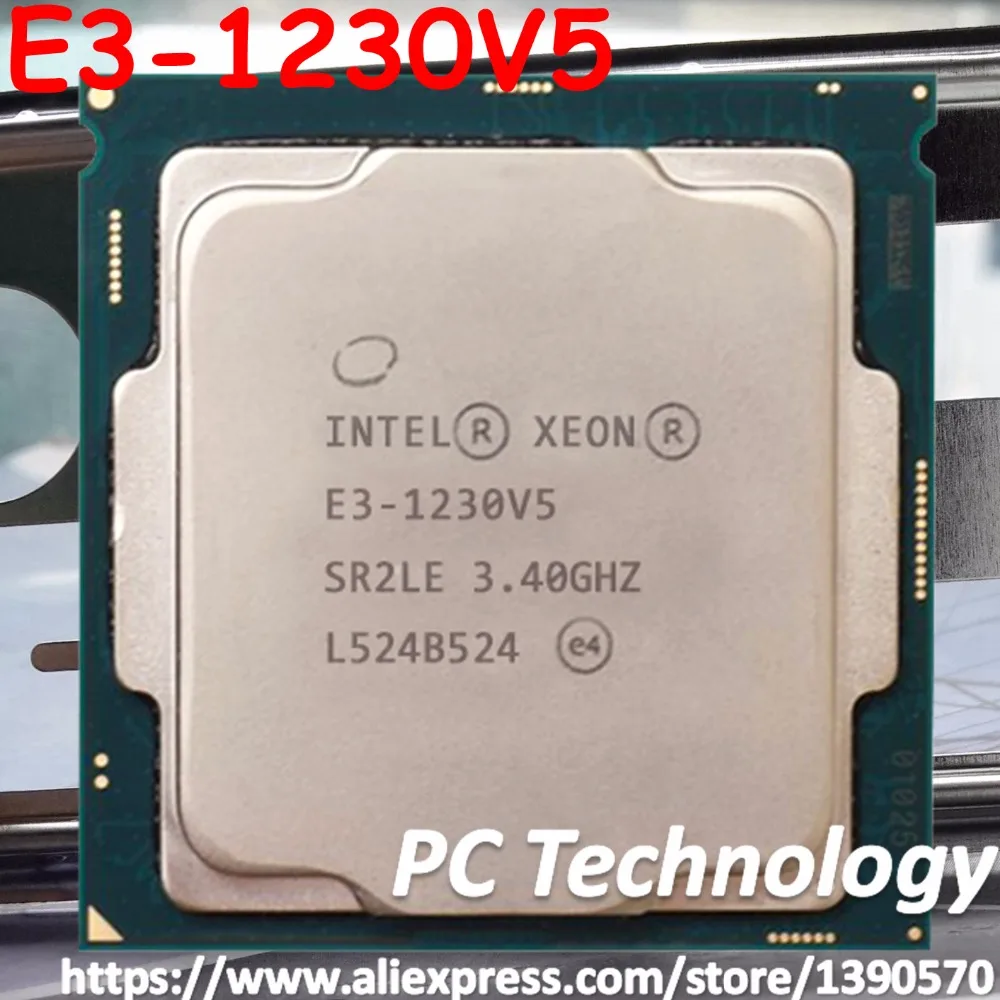 Процессор Intel Xeon E3-1230V5 3,40 ГГц 8 м 80 Вт LGA1151 E3-1230 V5 четырехъядерный процессор E3 1230 V5 E3 1230V5
