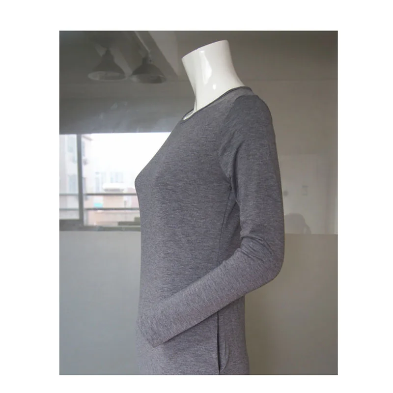 Женское повседневное однотонное платье MOLLAD черное белое серое весна лето