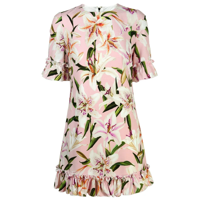 Женское платье с принтом лисы Moonaa летнее свободное трапециевидной формы