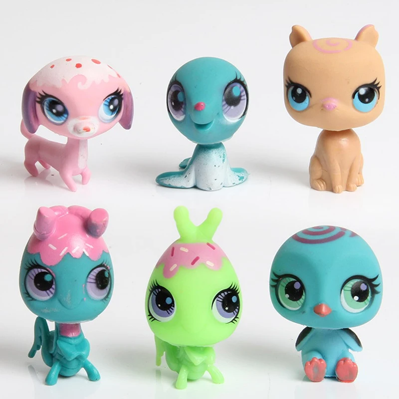 3-5 см больше 10 шт./партия все разные милые прозрачные Pet Shop Фигурки игрушки
