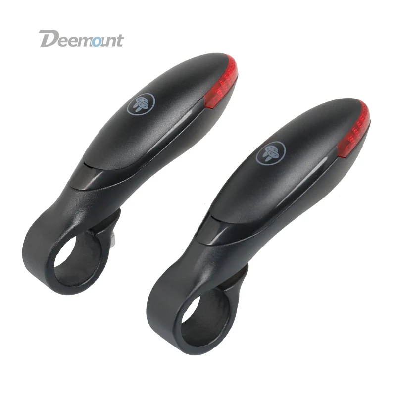 Deemount цикл эргономичные ручки с Безопасность визуальный светильник MTB Велоспорт