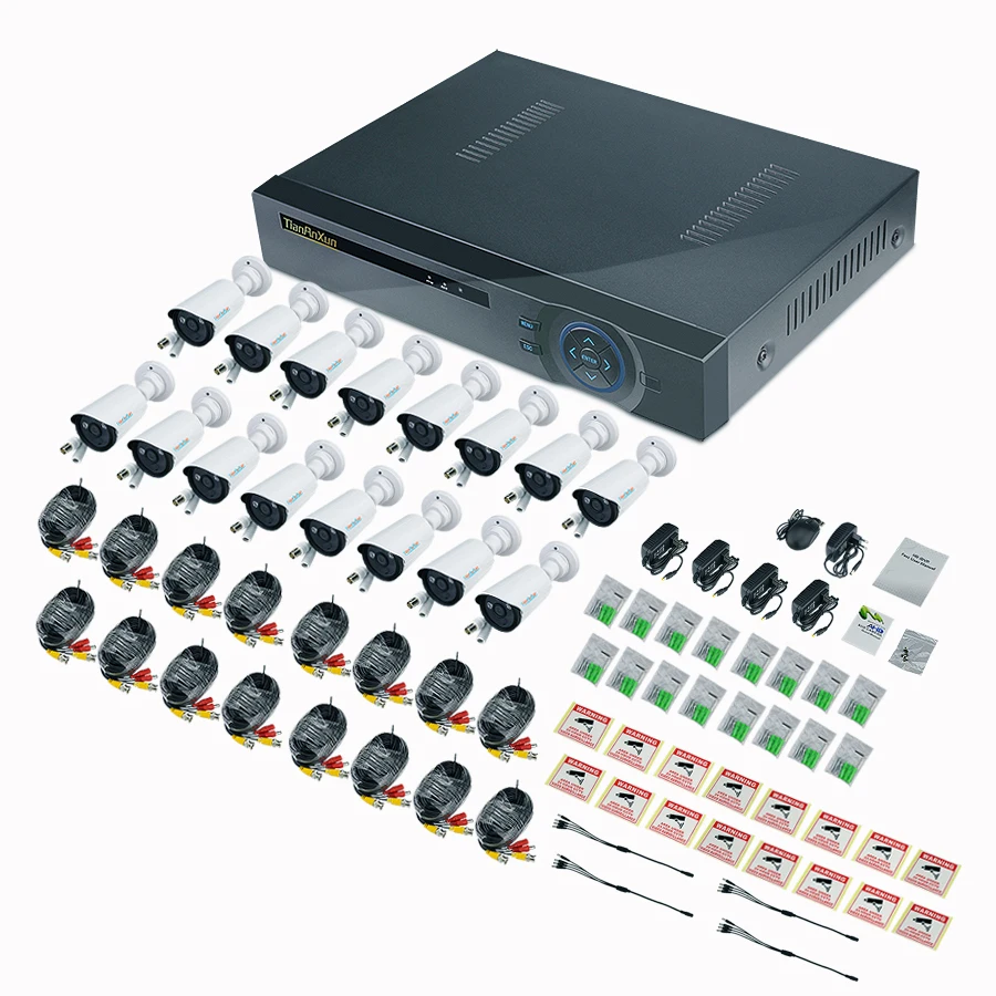 Наружная система видеонаблюдения TIANANXUN 16 каналов 1080P DVR|Система наблюдения| |