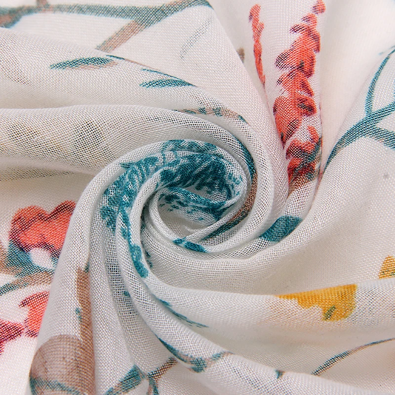 Женский дизайнерский шарф с бахромой Marte & молодых элегантный белый оверсайз