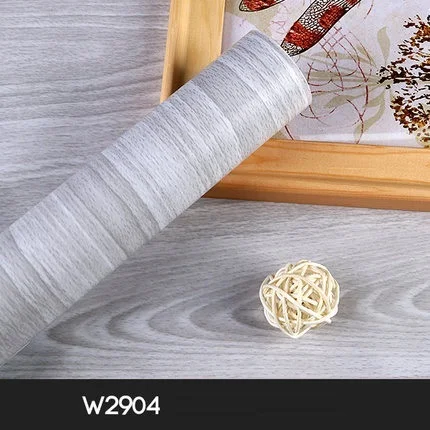 W2904 Винтажная ПВХ водостойкая самоклеящаяся настенная бумага для кухонных шкафов, полочный лайнер, самоклеющаяся настенная наклейка, виниловая контактная бумага, дерево - Цвет: W2904