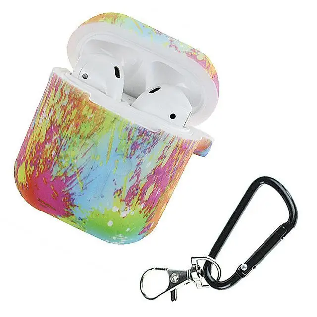 Yiwa Камуфляжный Силиконовый противоударный защитный чехол карабин для Airpods i10 i12 TWS